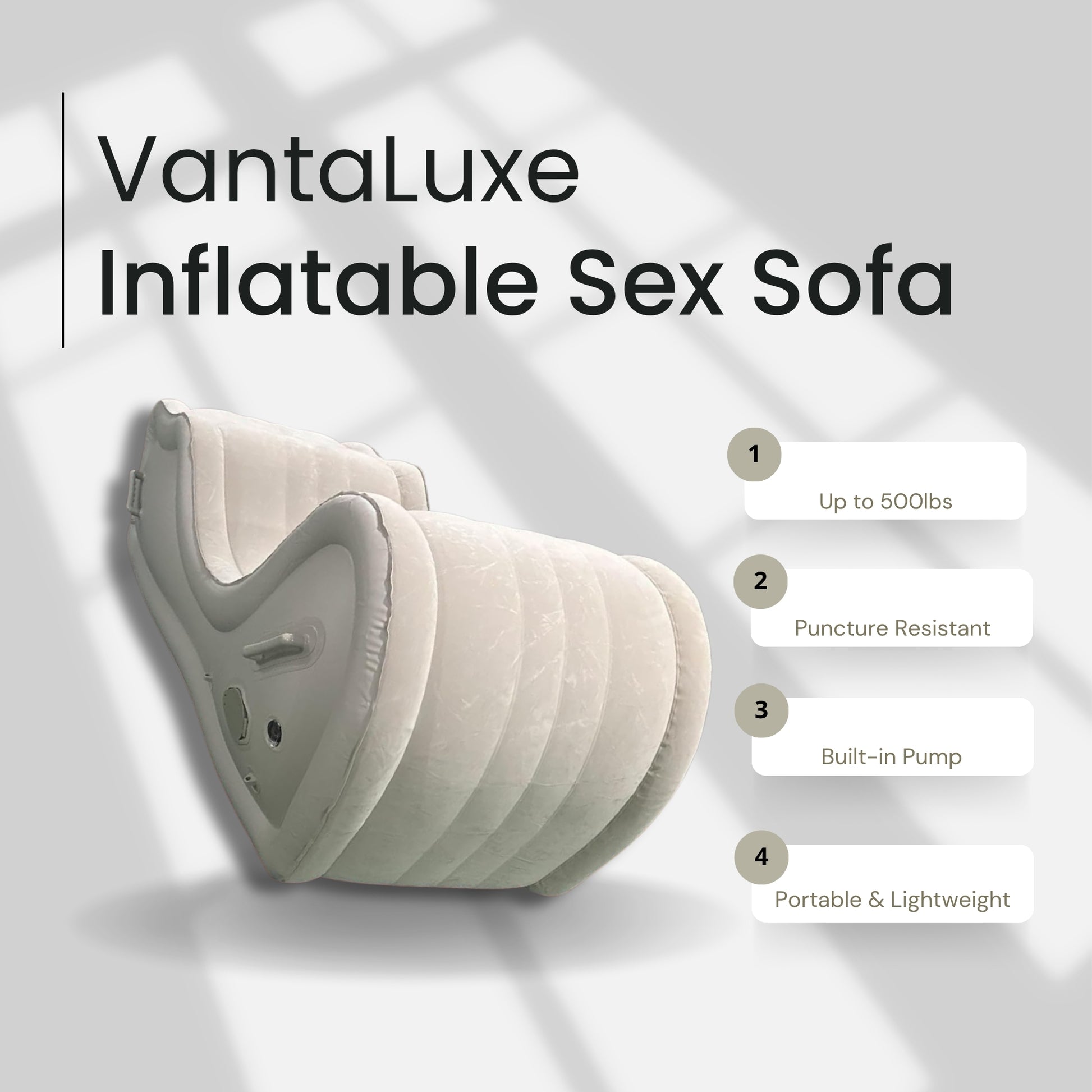 VantaLuxe Premium Inflatable Sex Sofa