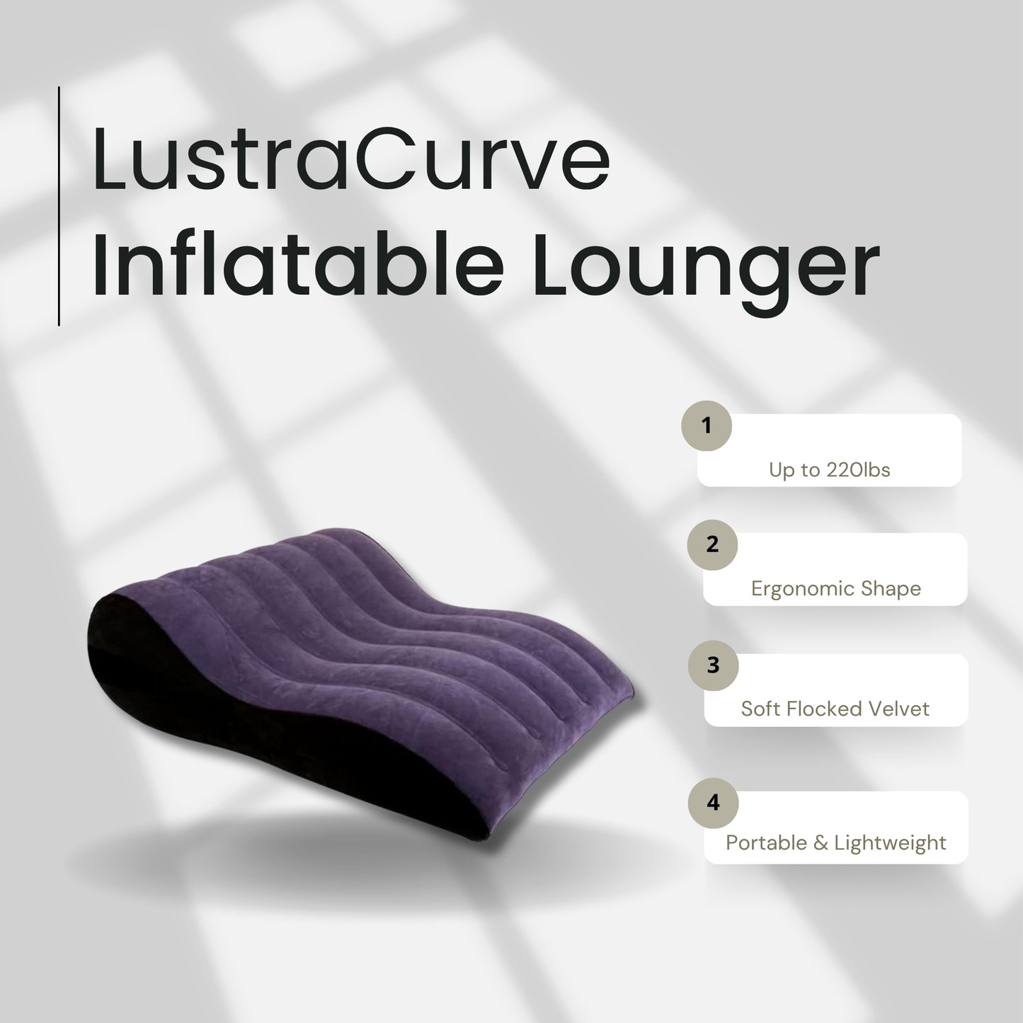 LustraCurve Inflatable Sex Cushion Lounge