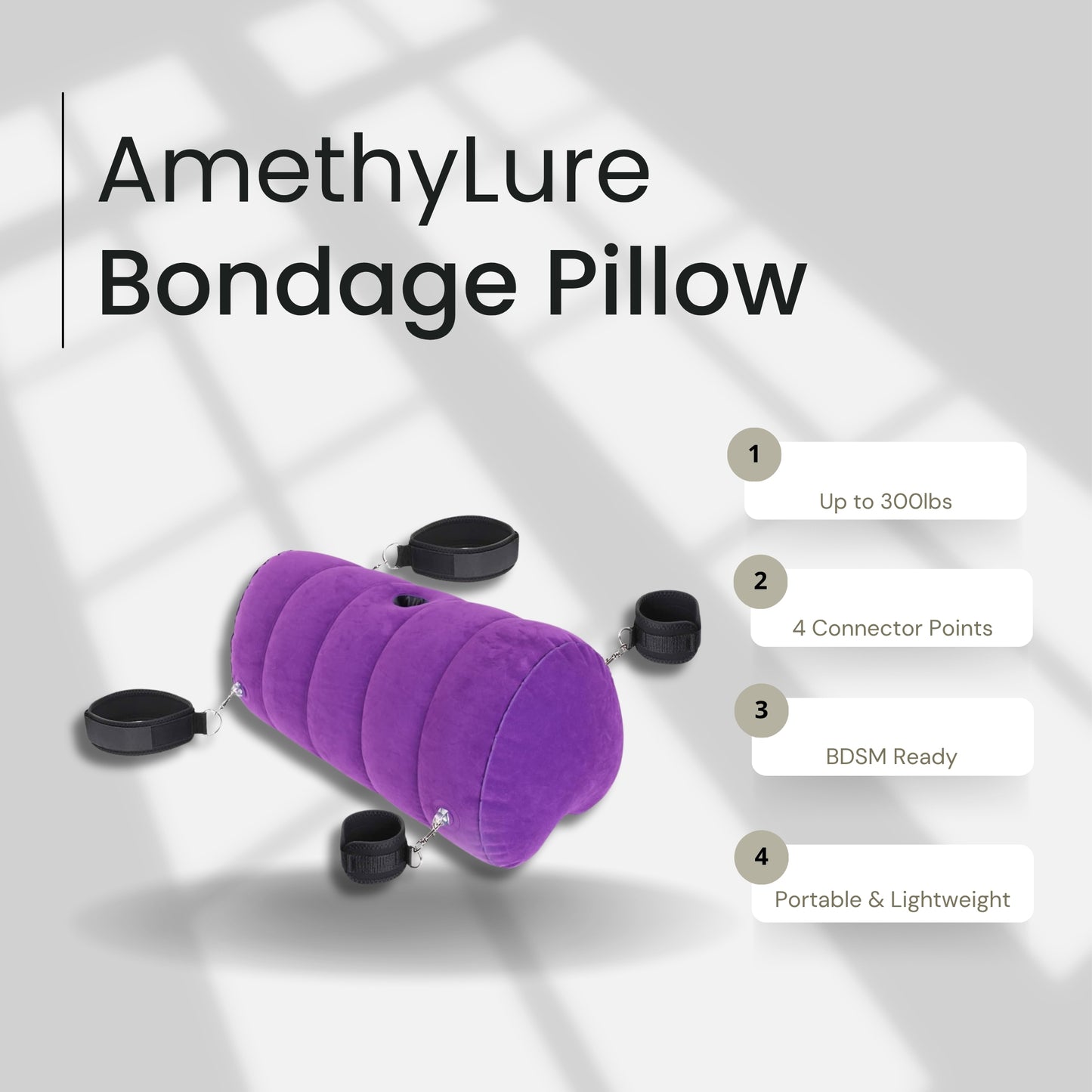 AmethyLure Inflatable Dildo Mount Sex Pillow