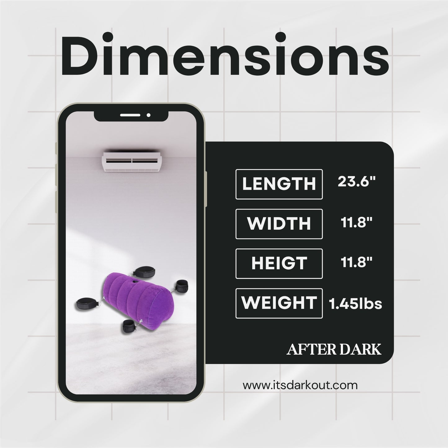AmethyLure Inflatable Dildo Mount Sex Pillow