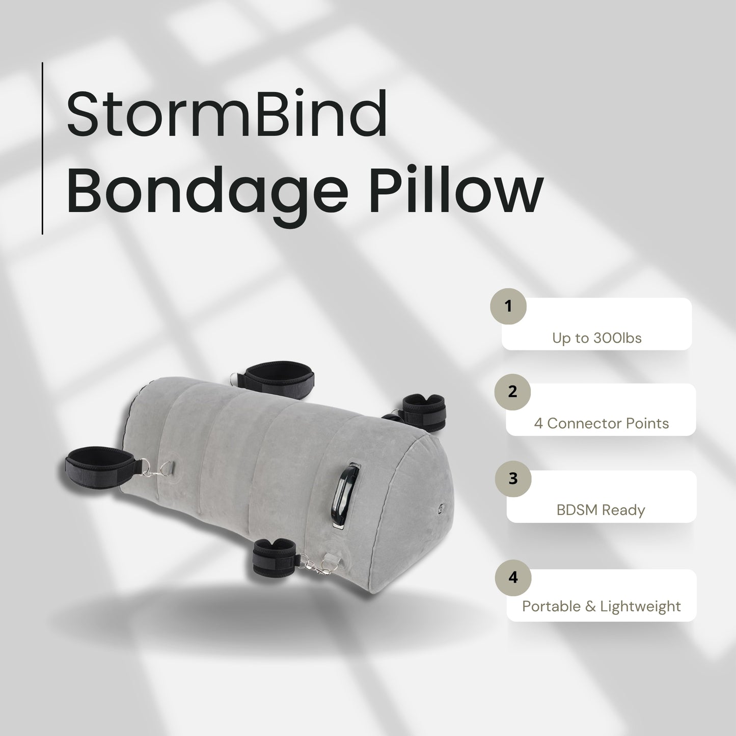 StormBind Inflatable Bondage Pillow