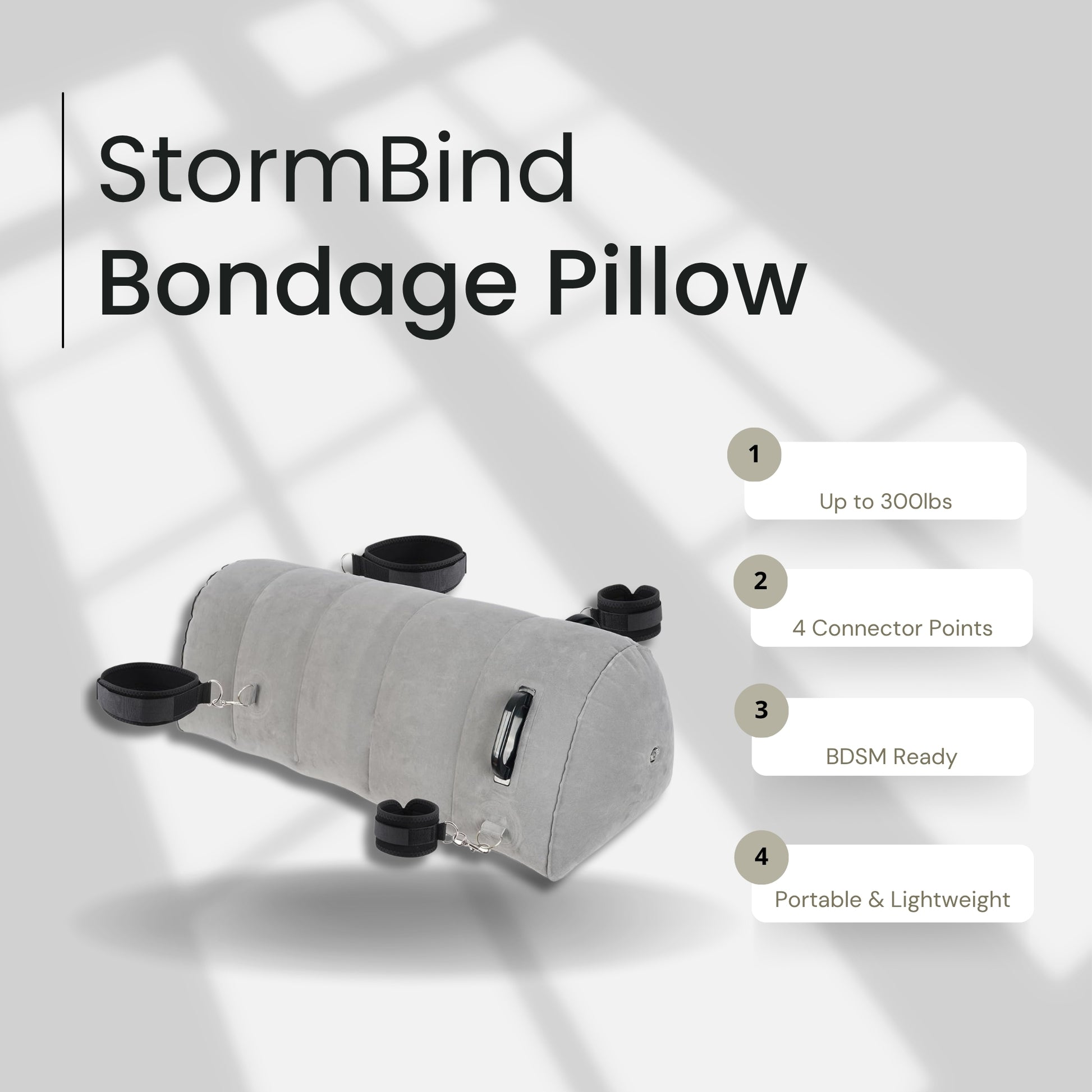 StormBind Inflatable Bondage Pillow