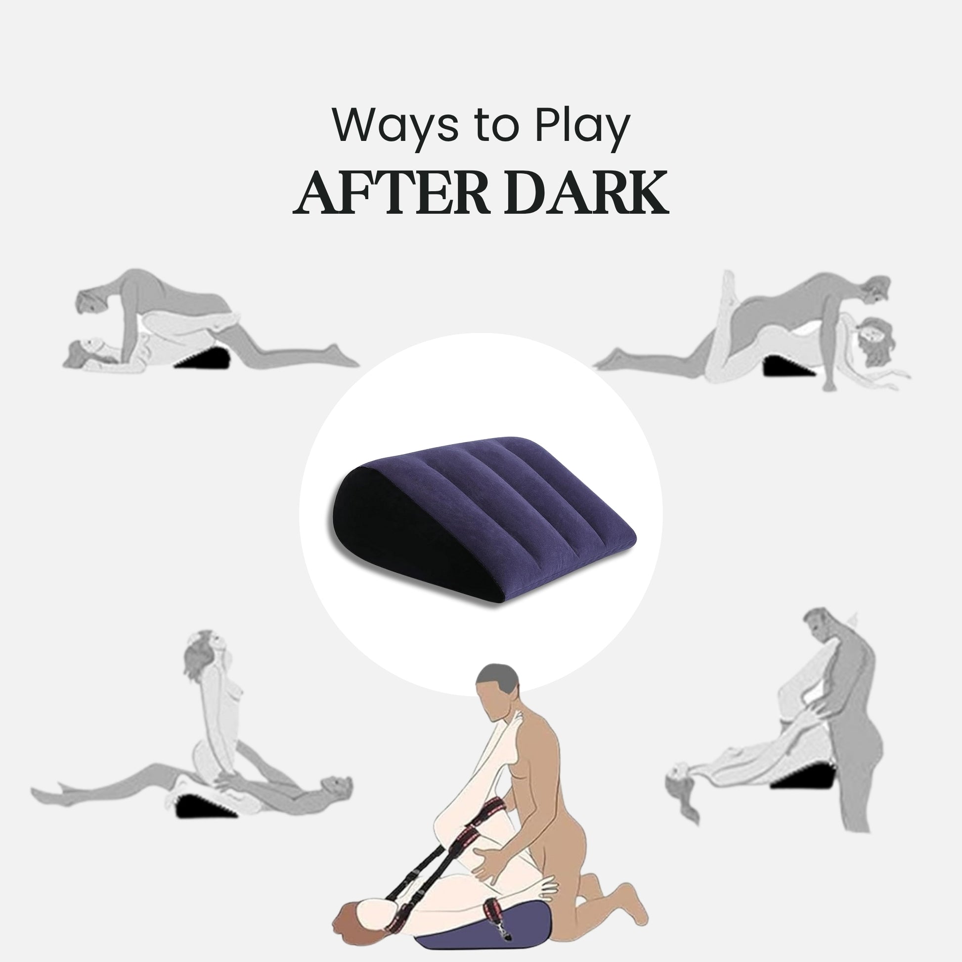 MidnightAscend BDSM Restraint & Positioning Wedge Kit