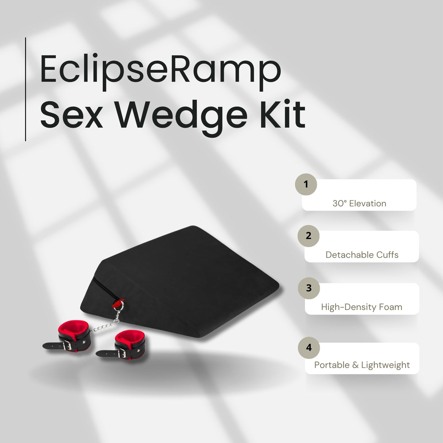 EclipseRamp Ergonomic Sex Bondage Pillow