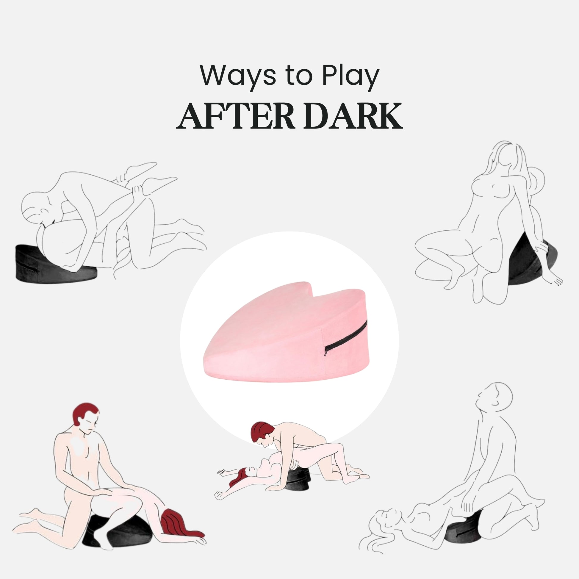 MidnightRose Premium Foam Ramp Sex Pillow