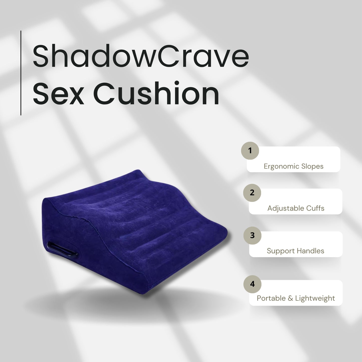 ShadowCrave Inflatable Bondage Restraints Pillow