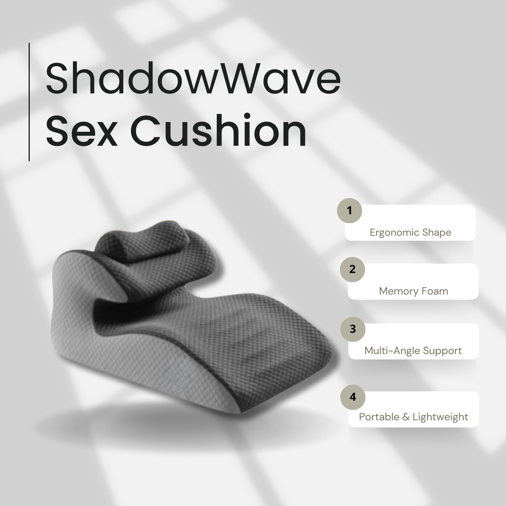 ShadowWave Premium Sex Positioning Pillow