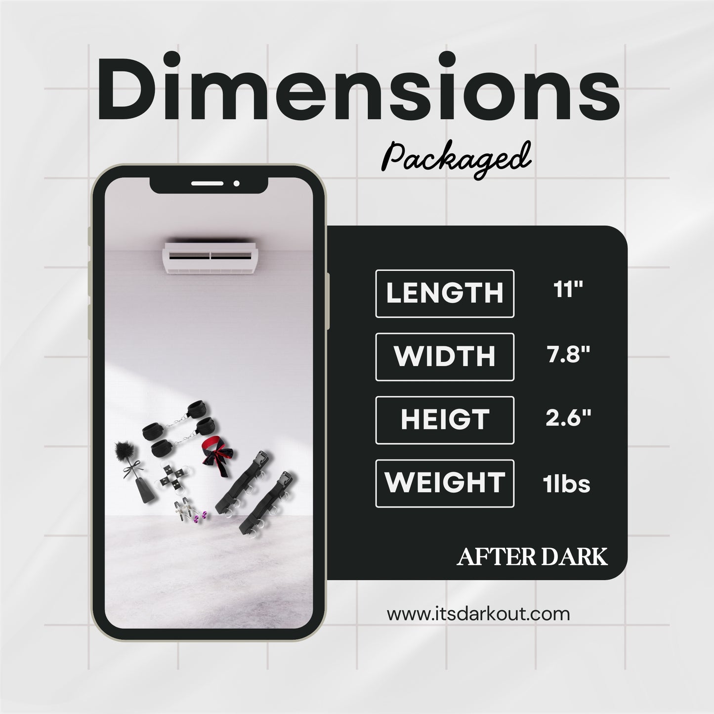 NightBind 11-Piece Deluxe Bed Restraint Kit