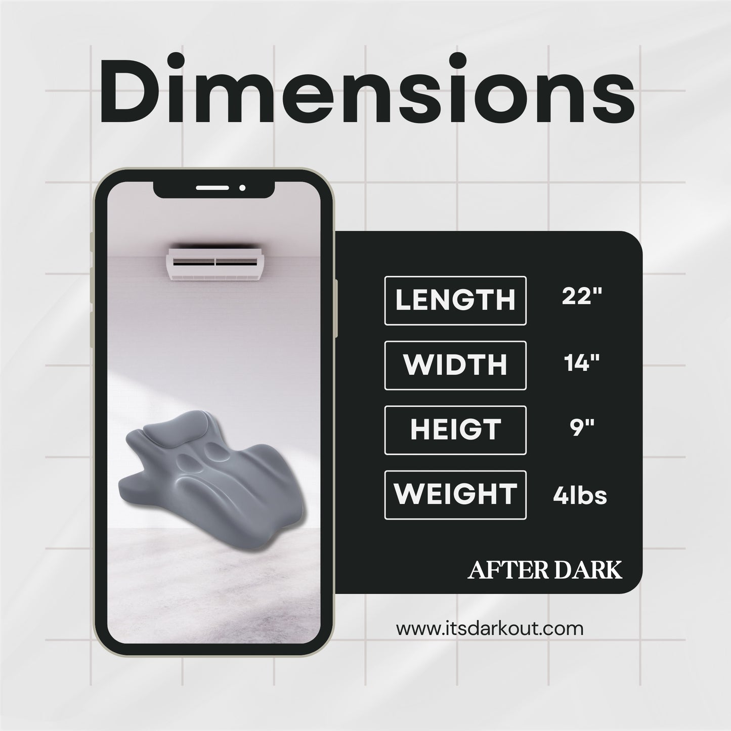 ShadowCurve Memory Foam Sex Pillow
