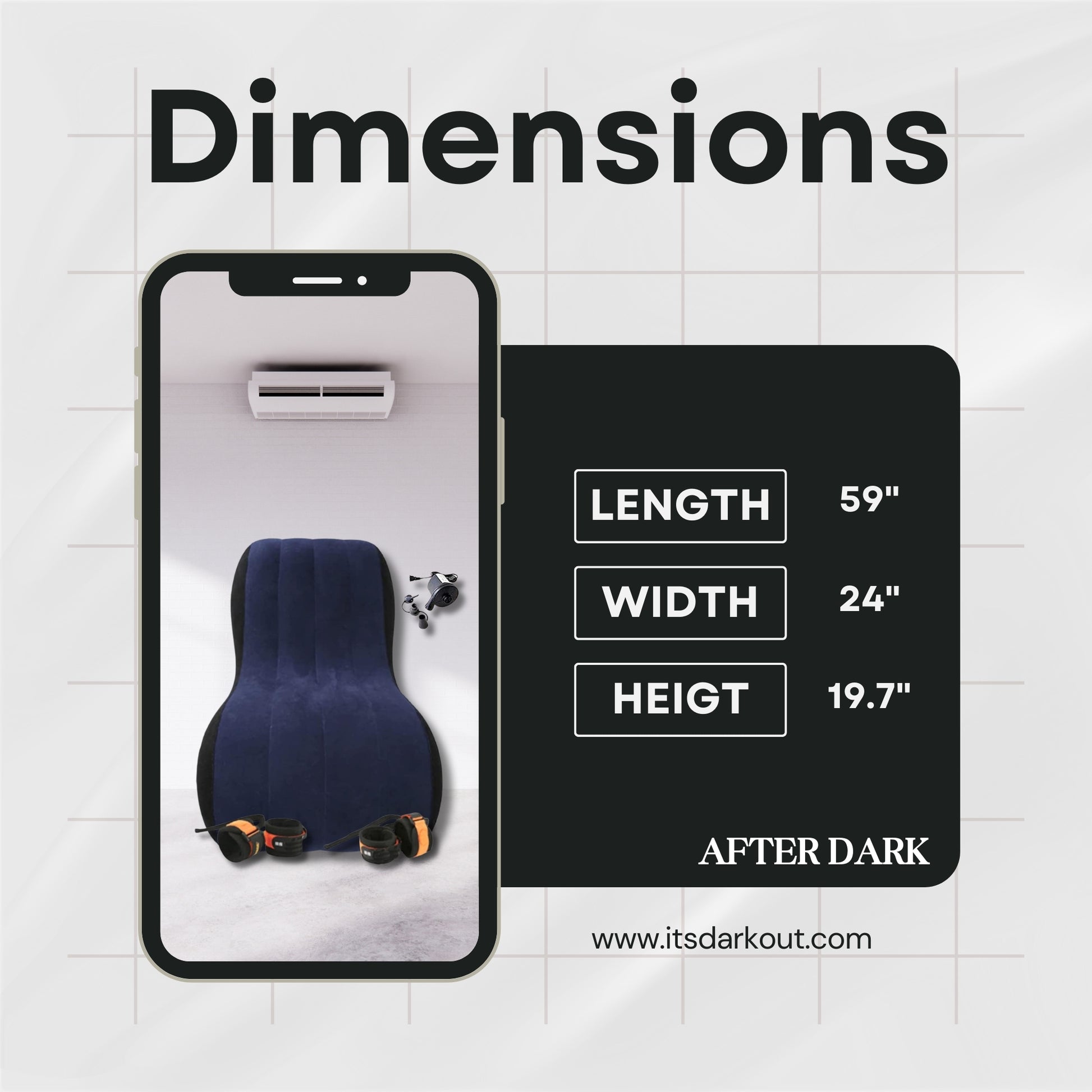 MidnightArc Inflatable Sex Sofa