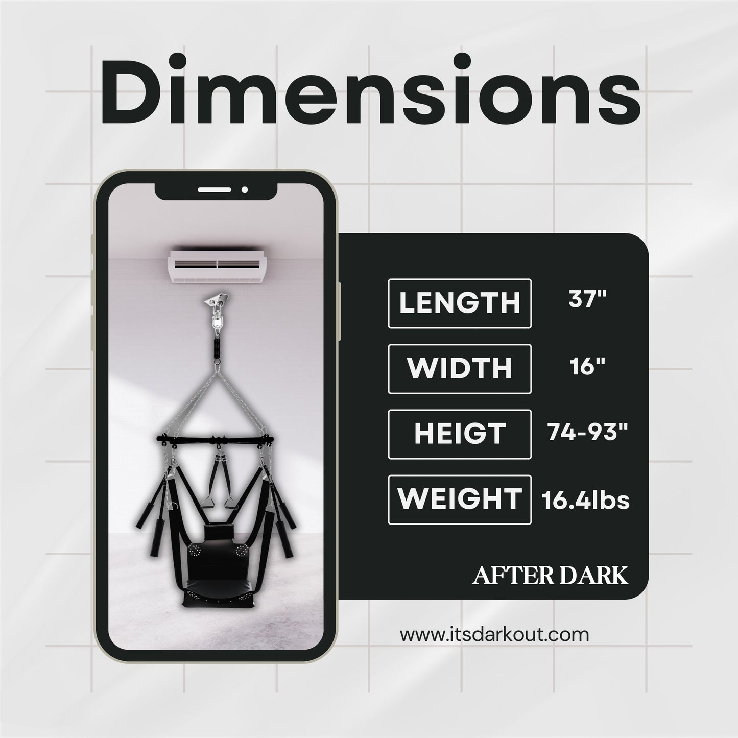 VelvetOrbit 360° Heavy-Duty Premium Sex Swing