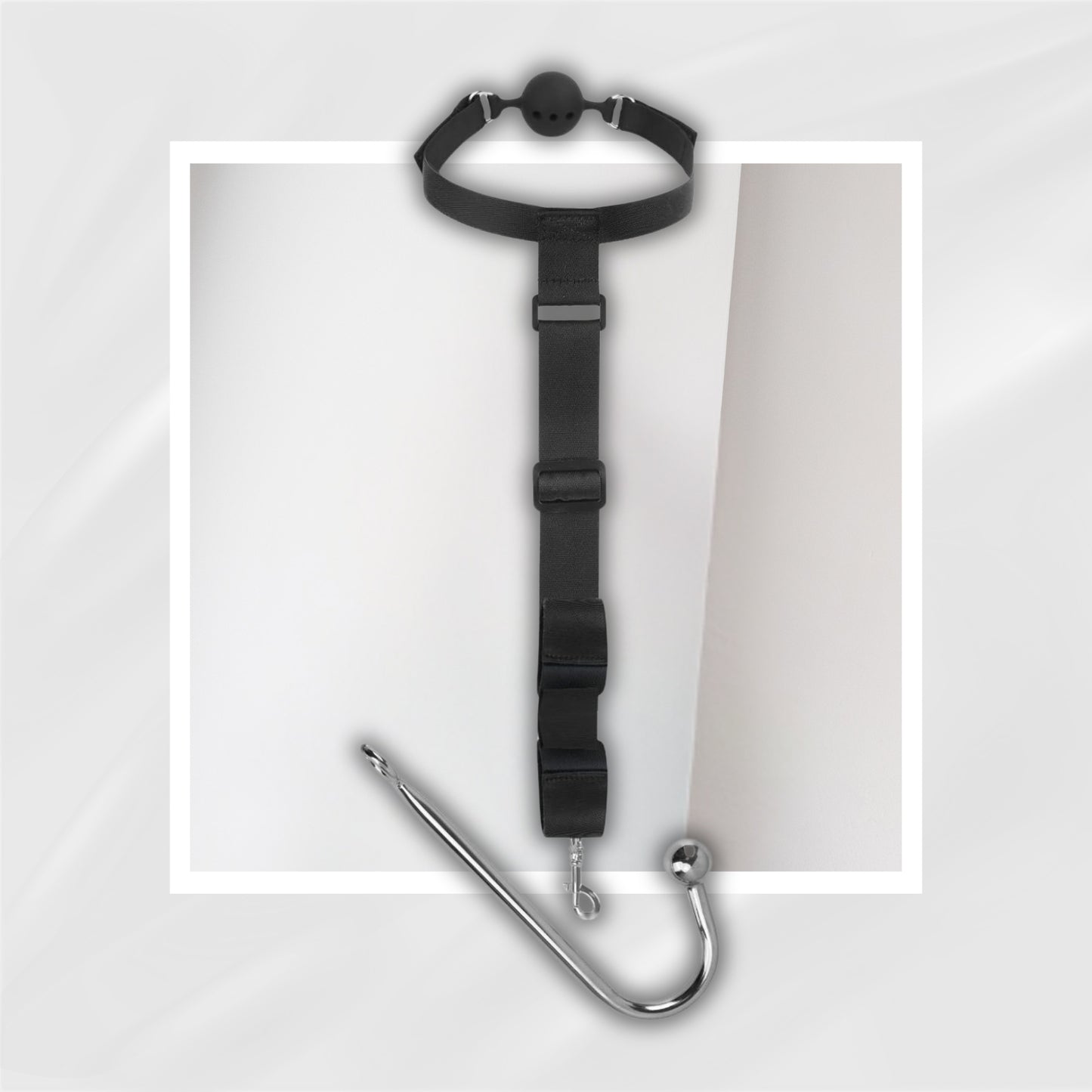 ForbiddenRule BDSM Restraint Kit | Anal Hook, Gag & Cuffs