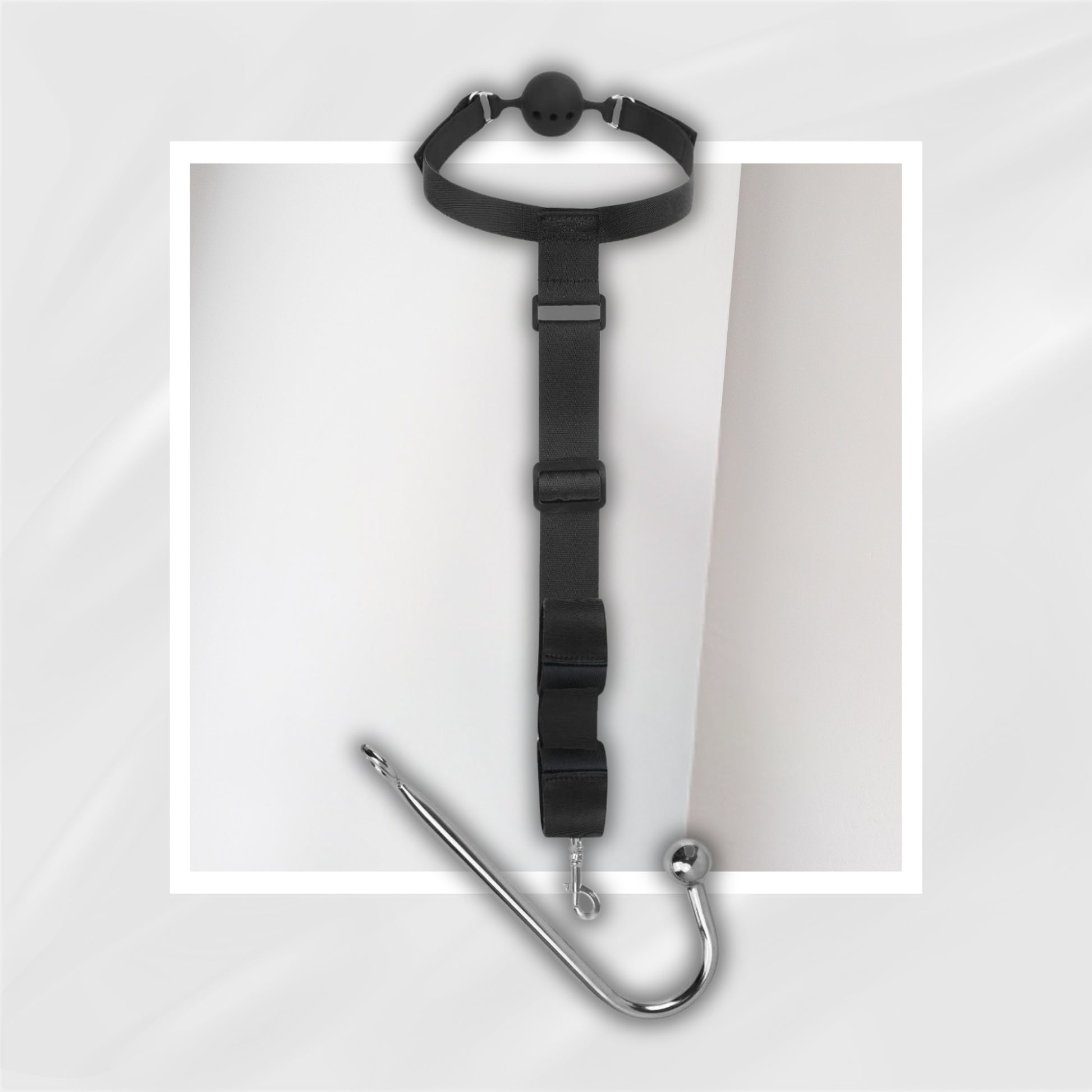 ForbiddenRule BDSM Restraint Kit | Anal Hook, Gag & Cuffs