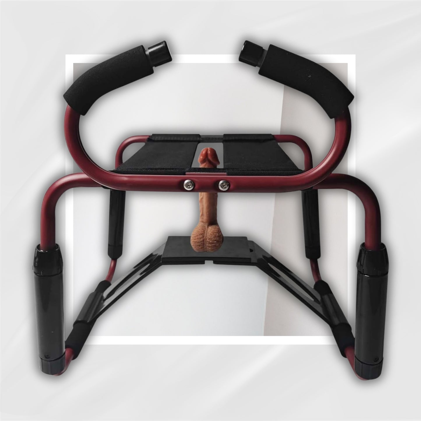 ForgeAxis Adjustable Sex Chair with Dildo Mount
