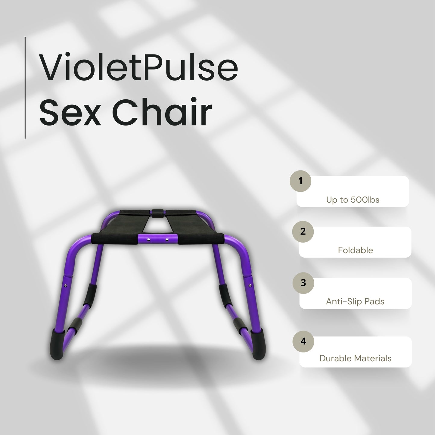 VioletPulse Oversized BDSM Sex Position Chair
