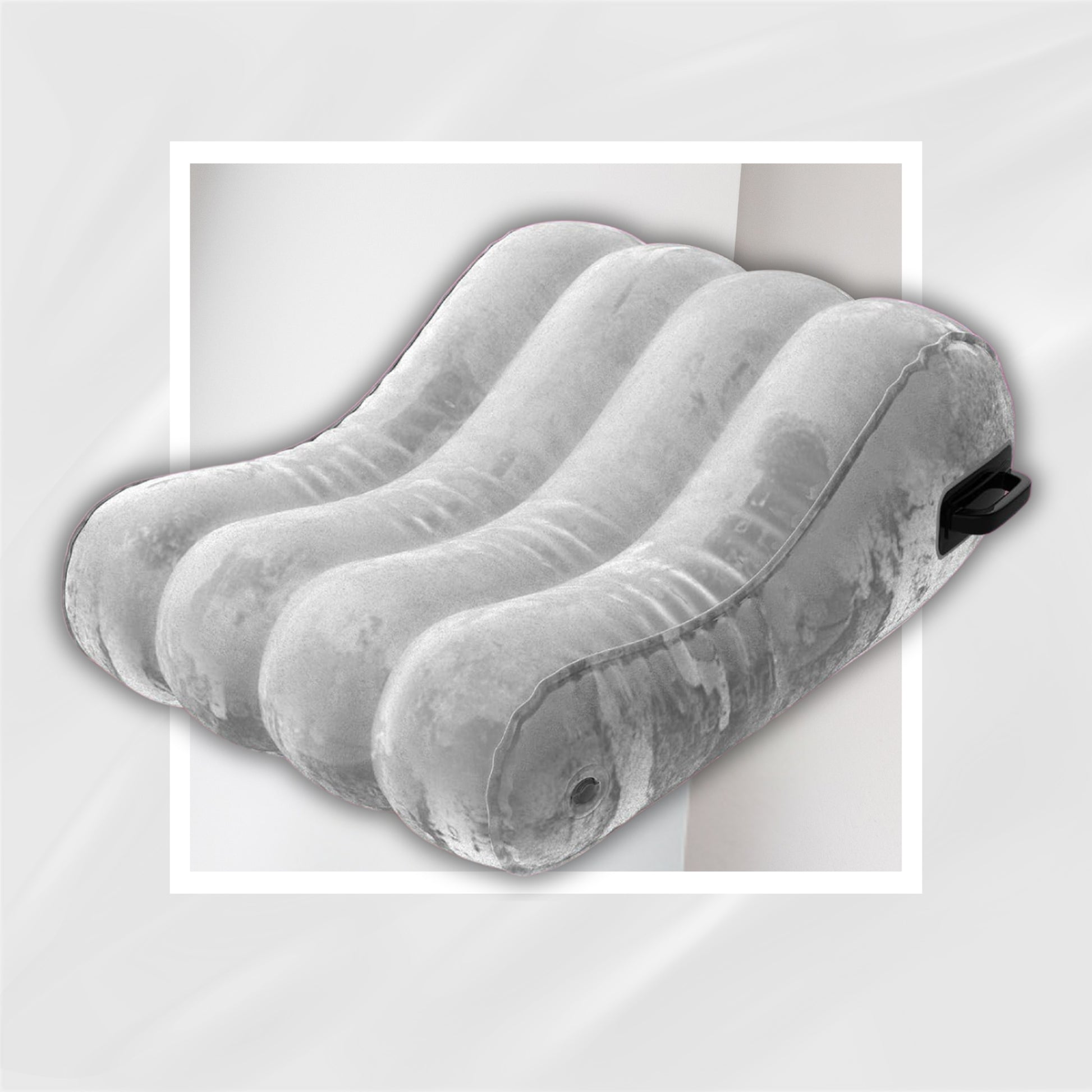 TitanLuxe XL Inflatable BDSM Sex Chair with Pump & Grip Handles