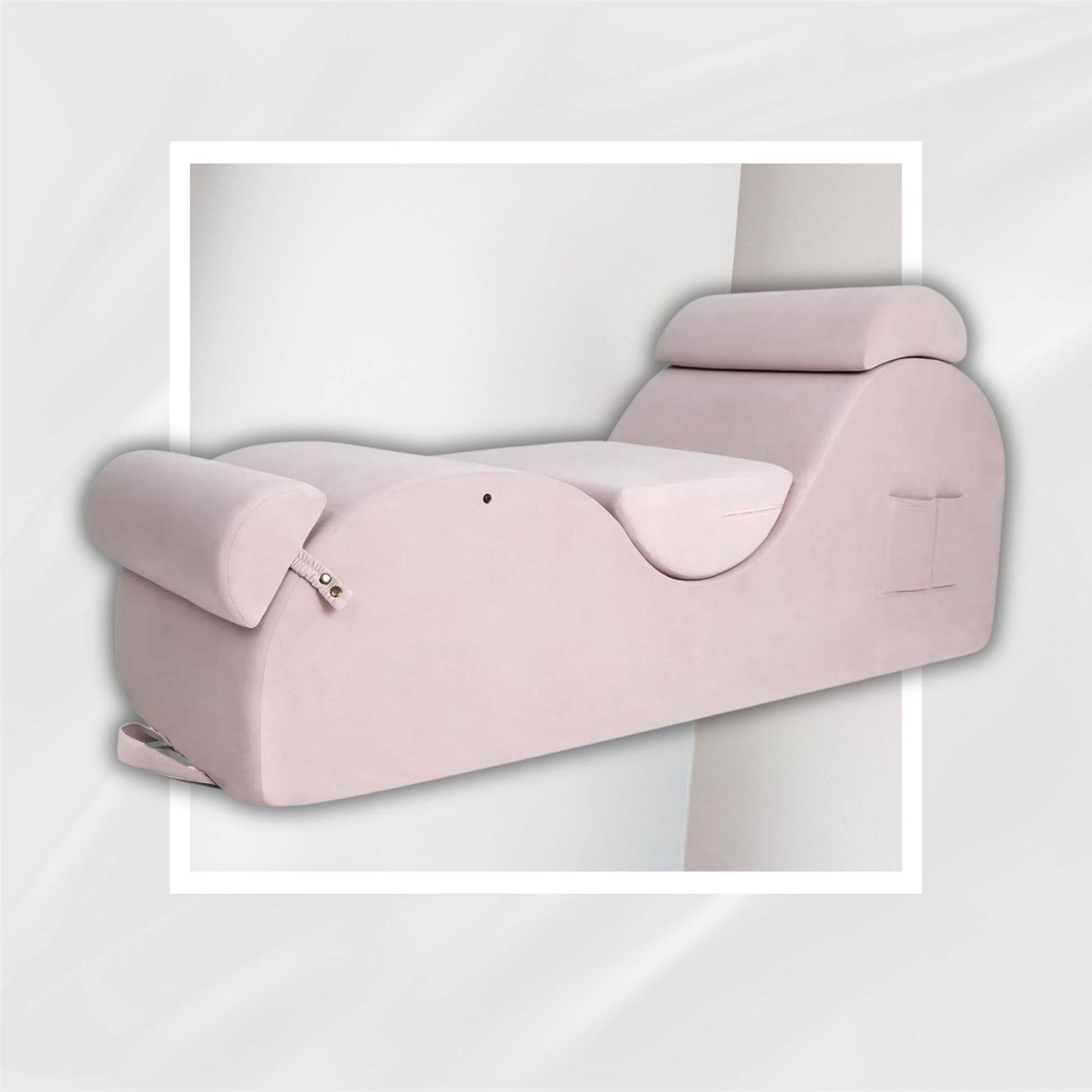 VelvetFlow Sex Chaise with Headrest & Footrest
