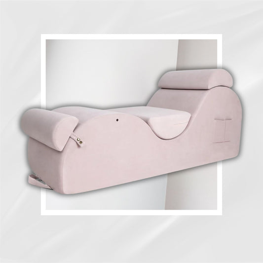 VelvetFlow Sex Chaise with Headrest & Footrest