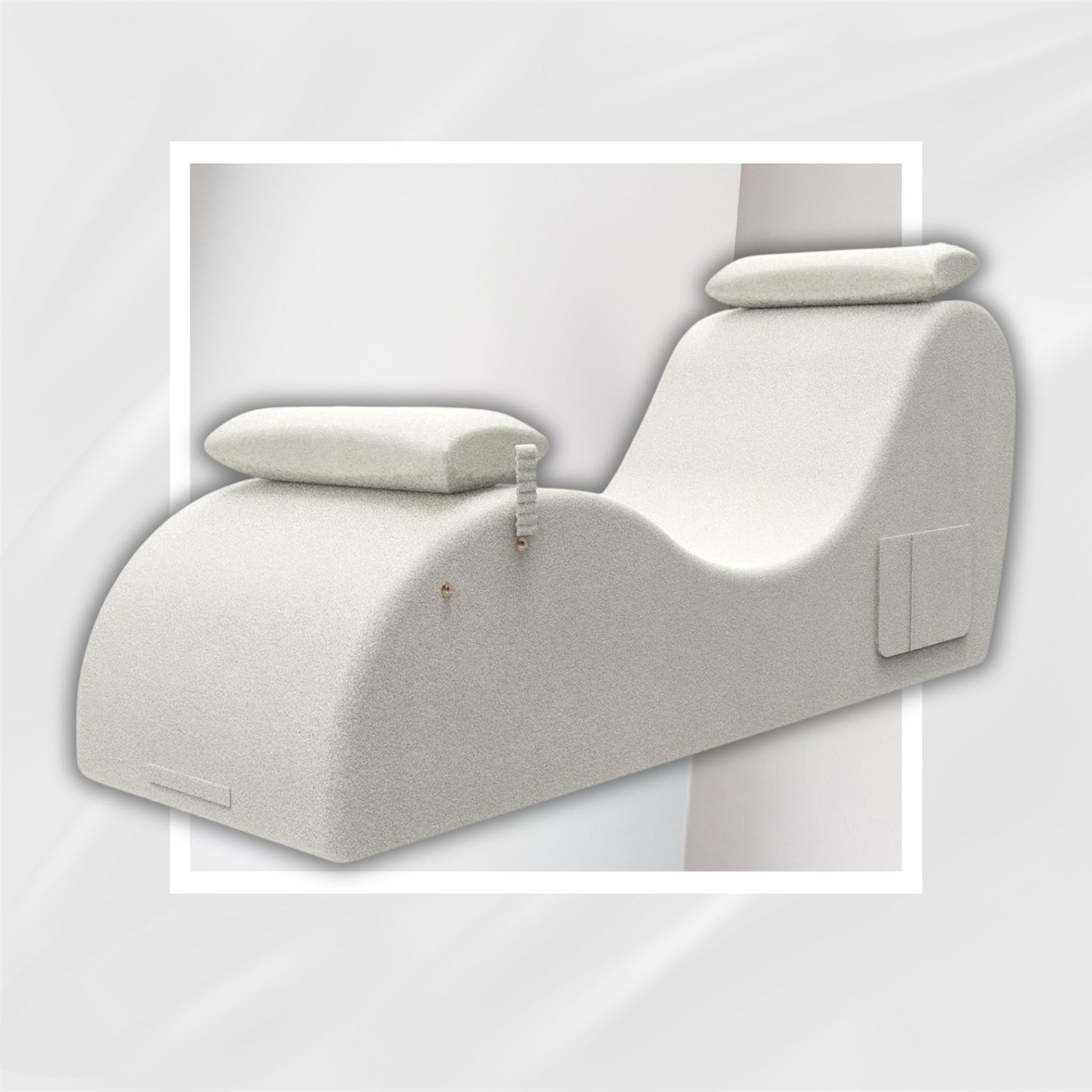 IvoryWave Premium Sex Chaise with Headrest & Footrest