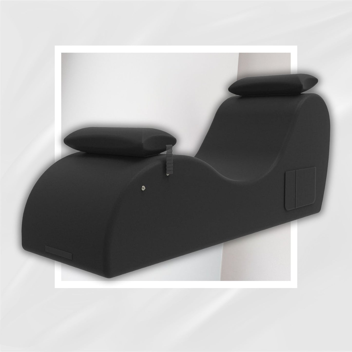 VelvetWave Premium Sex Chaise with Headrest & Footrest