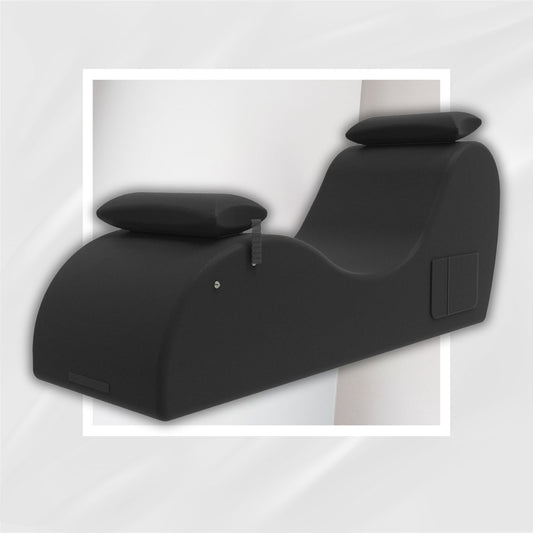 VelvetWave Premium Sex Chaise with Headrest & Footrest