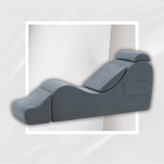 VelvetCurve Corduroy Sex Chaise with Footrest