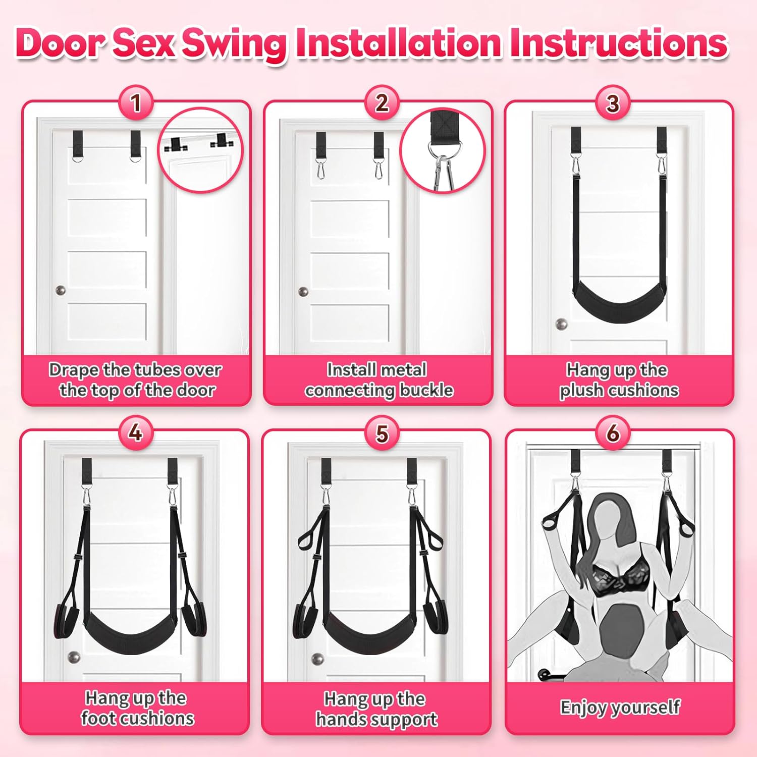 AxionPro Heavy Duty BDSM Sex Swing for Couples