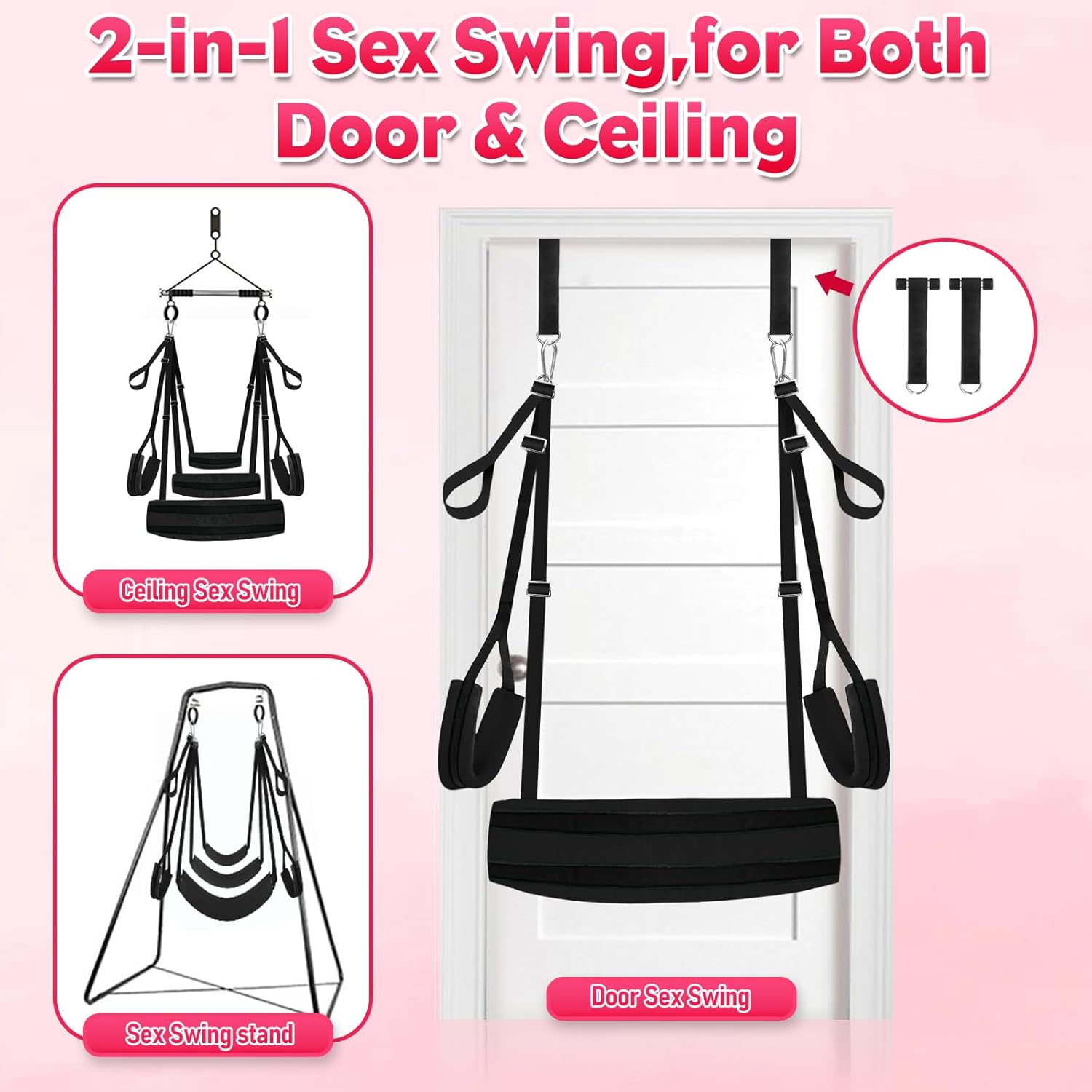 AxionPro Heavy Duty BDSM Sex Swing for Couples