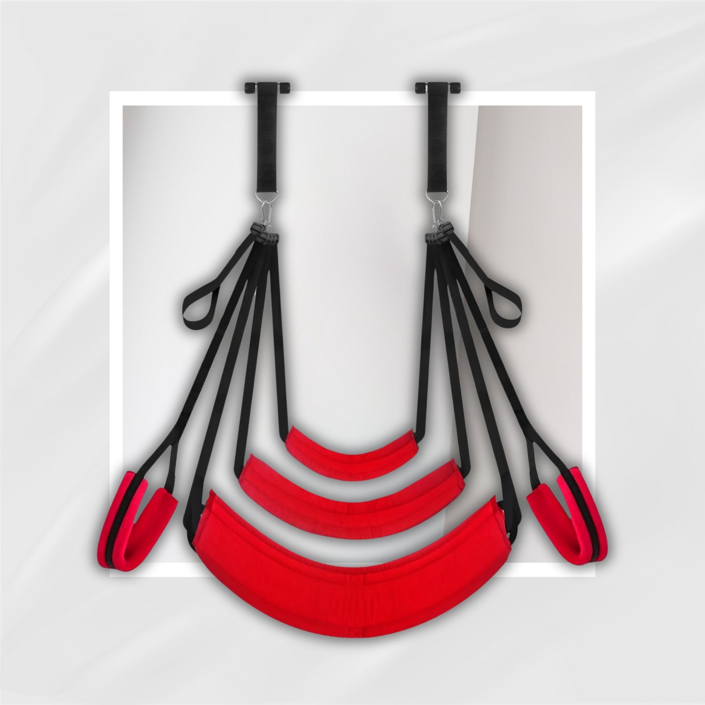 AxionComfort Pro Adjustable Door Sex Swing with Wide Seat