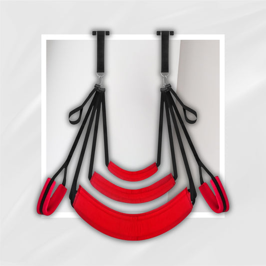 AxionComfort Pro Adjustable Door Sex Swing with Wide Seat