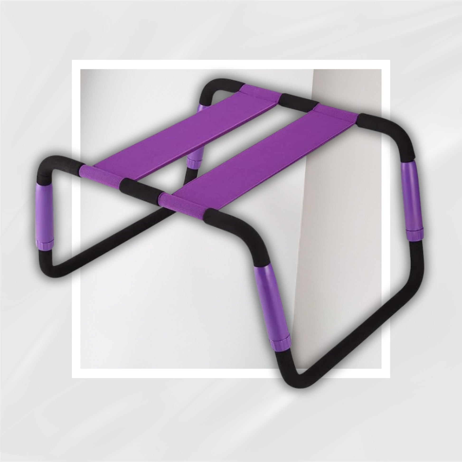VelvetPulse Adjustable Purple Motion Sex Chair