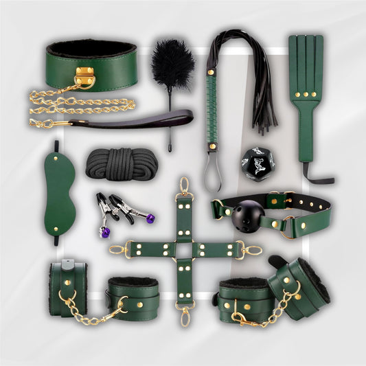 DarkLink BDSM Kit 12 Piece Restraint Set