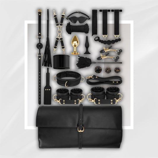 EclipseBound Premium BDSM Kit 21 Piece Bondage Set