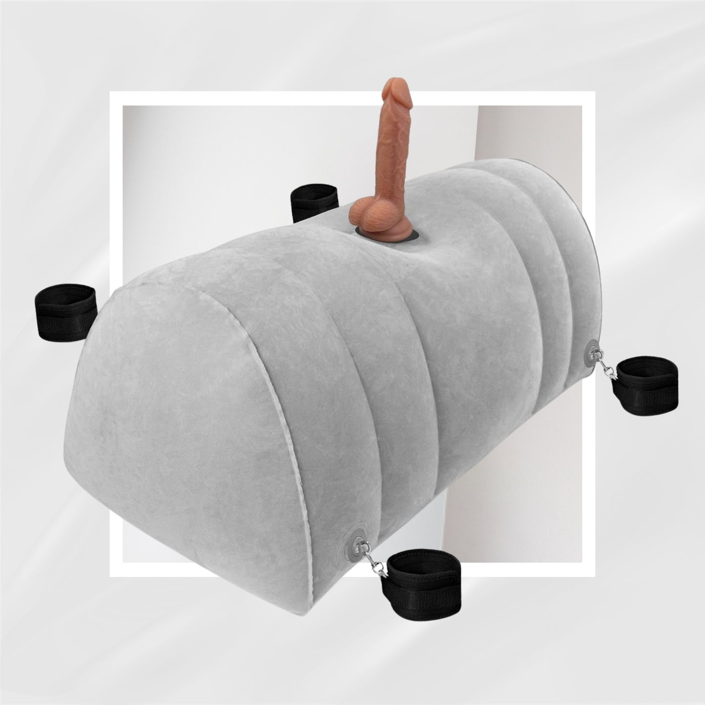 TriPlay Inflatable Saddle Bondage Pillow Set with Mount