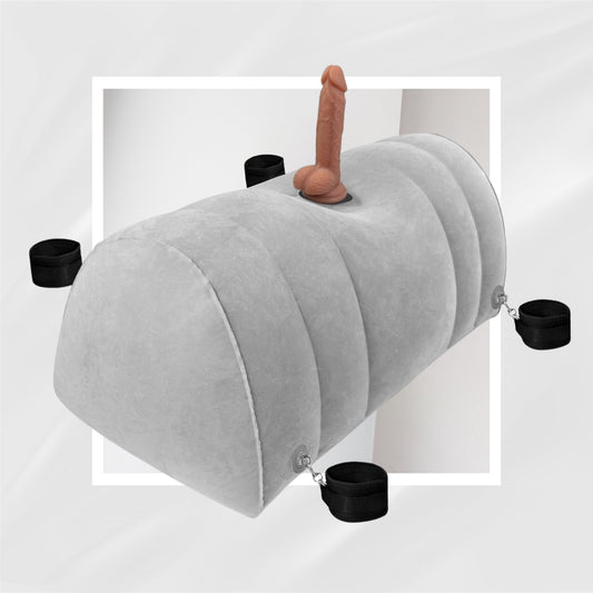 TriPlay Inflatable Saddle Bondage Pillow Set with Mount