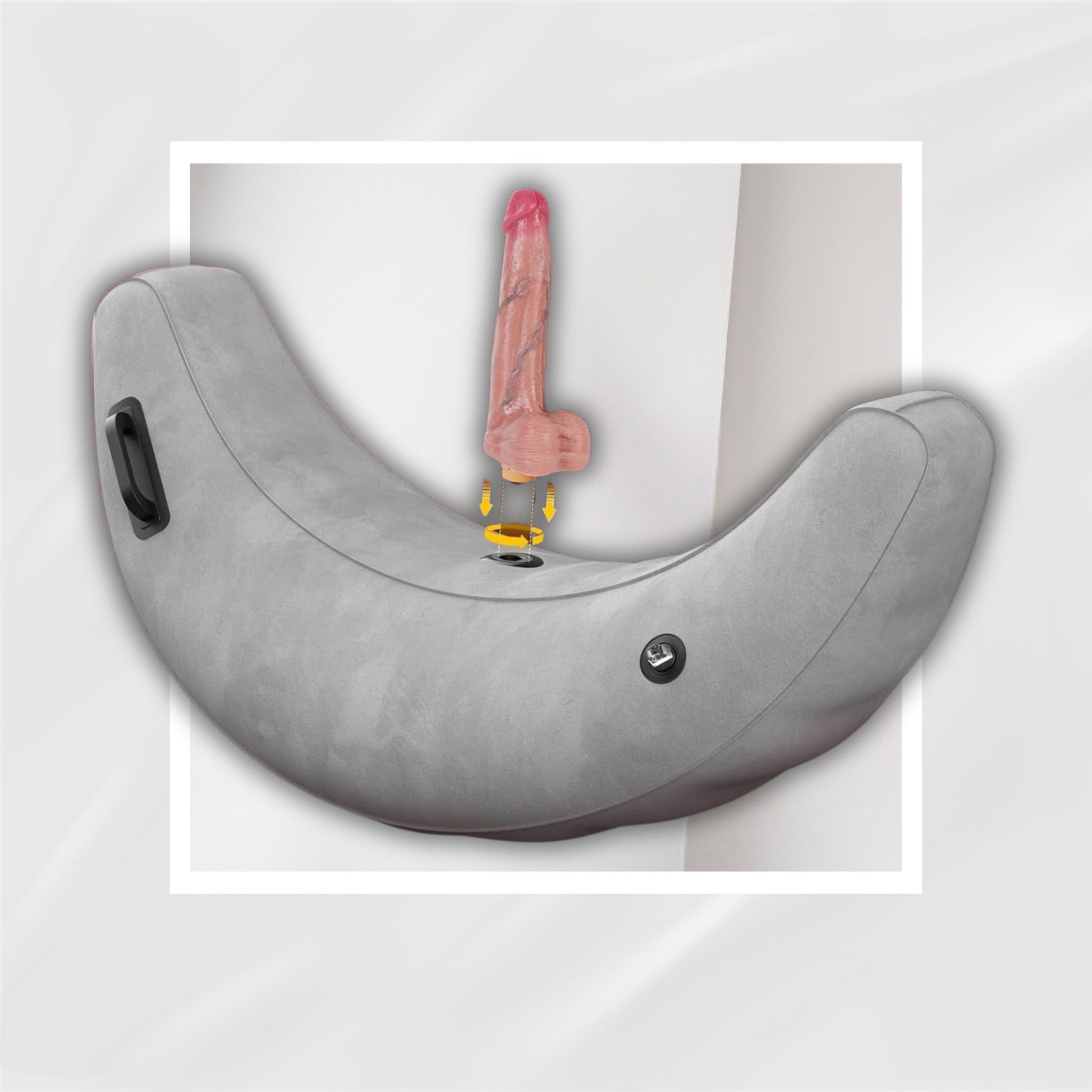 WaveRide Inflatable Motion Sex Pillow with Vibrator Set