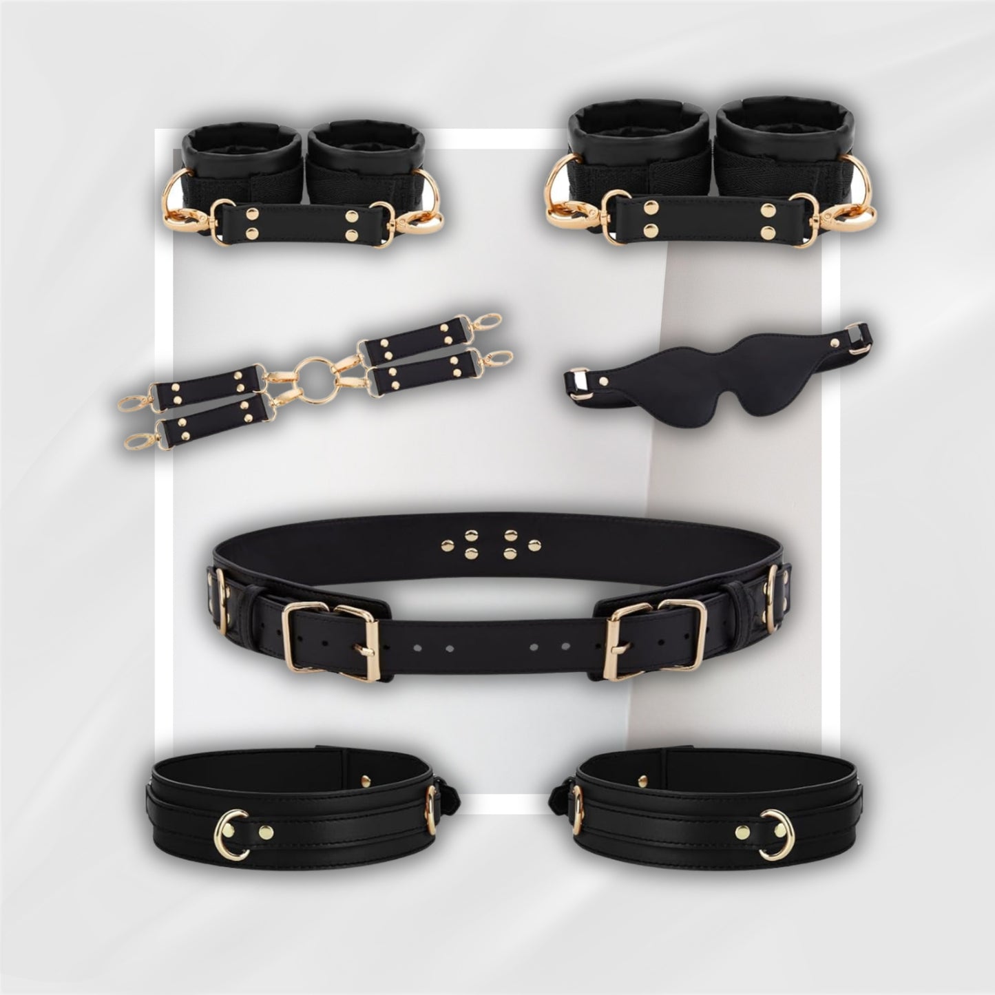 MidnightHarness Waist Harness BDSM Restraint Kit