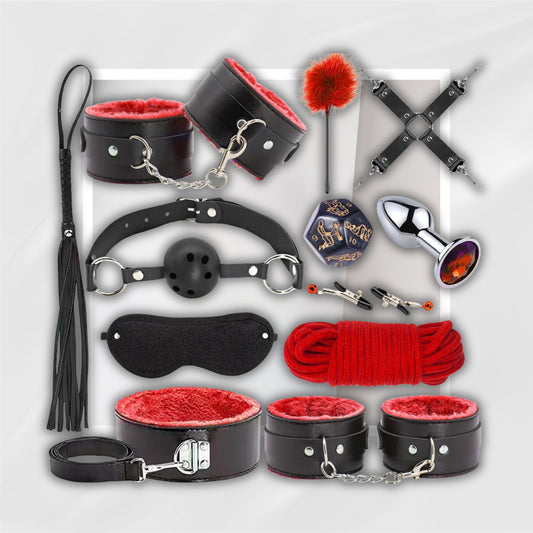 MidnightNoir 12-Piece Bondage Kit