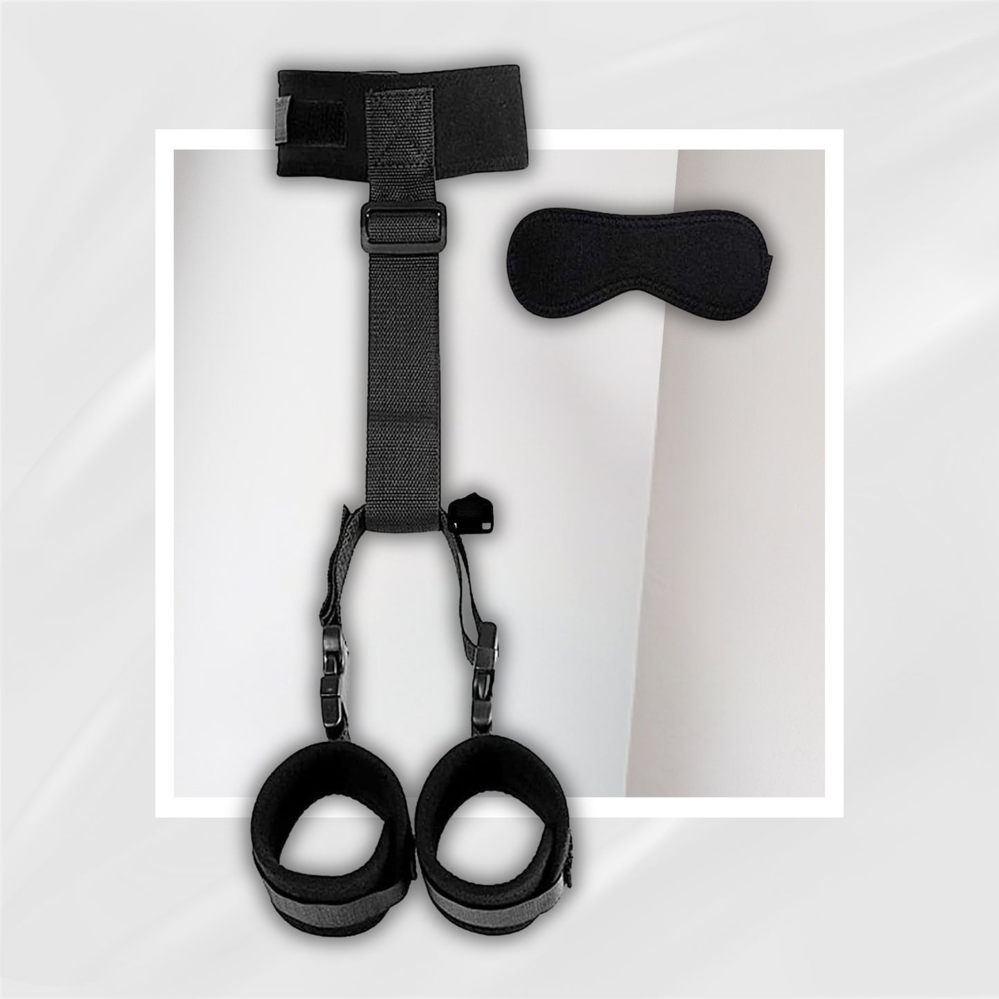 MidnightControl Neck to Wrist BDSM Restraint Set