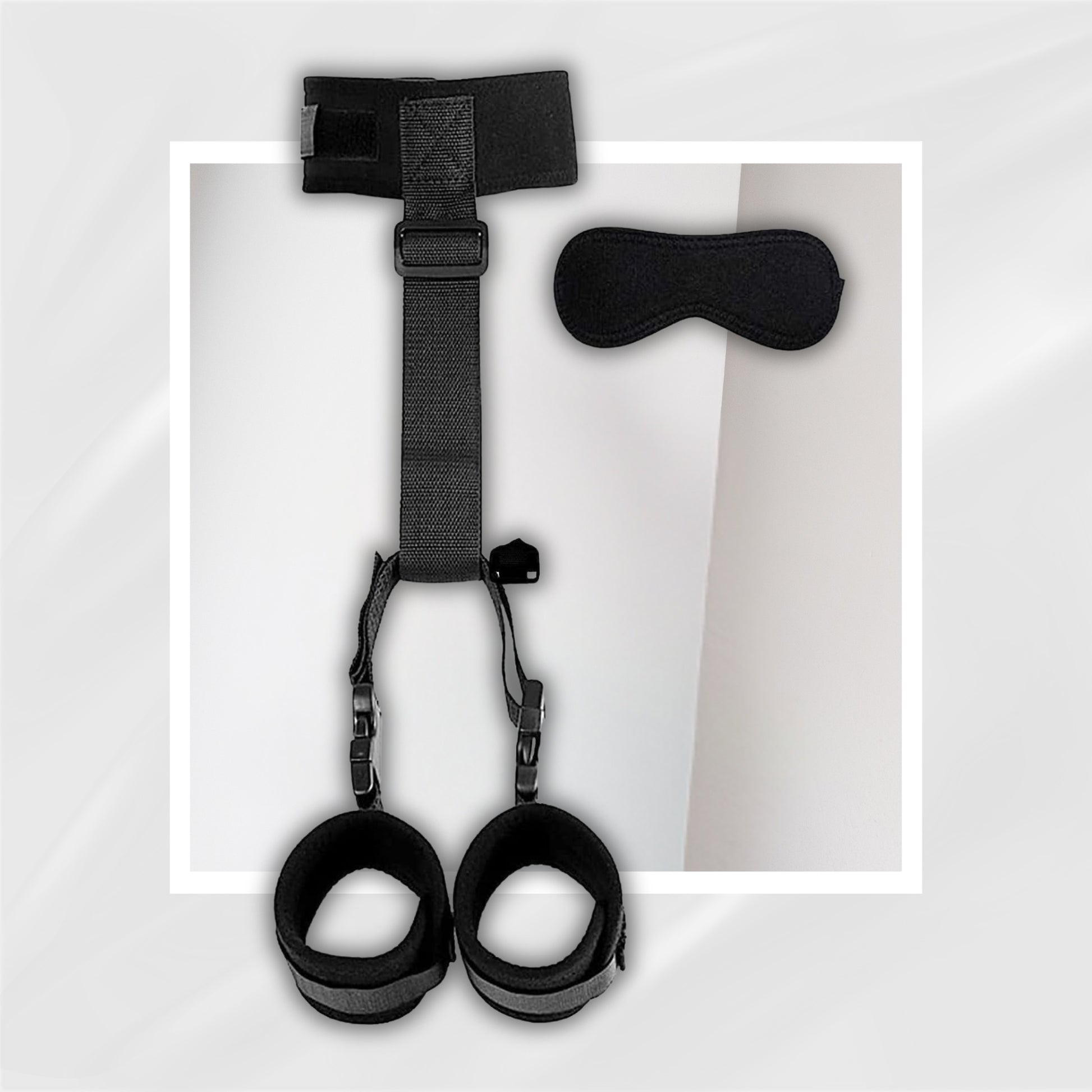 MidnightControl Neck to Wrist BDSM Restraint Set