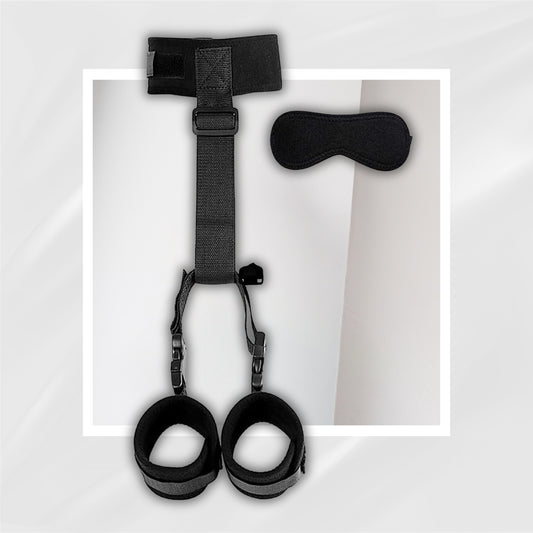 MidnightControl Neck to Wrist BDSM Restraint Set