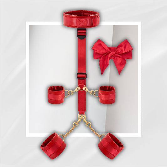 NightLink Neck to Wrist & Ankle Bondage Set