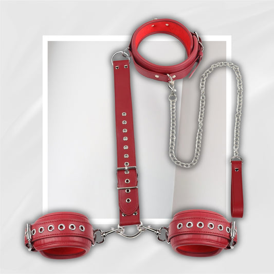 ShadowChain BDSM Neck to Wrist Restraint Set