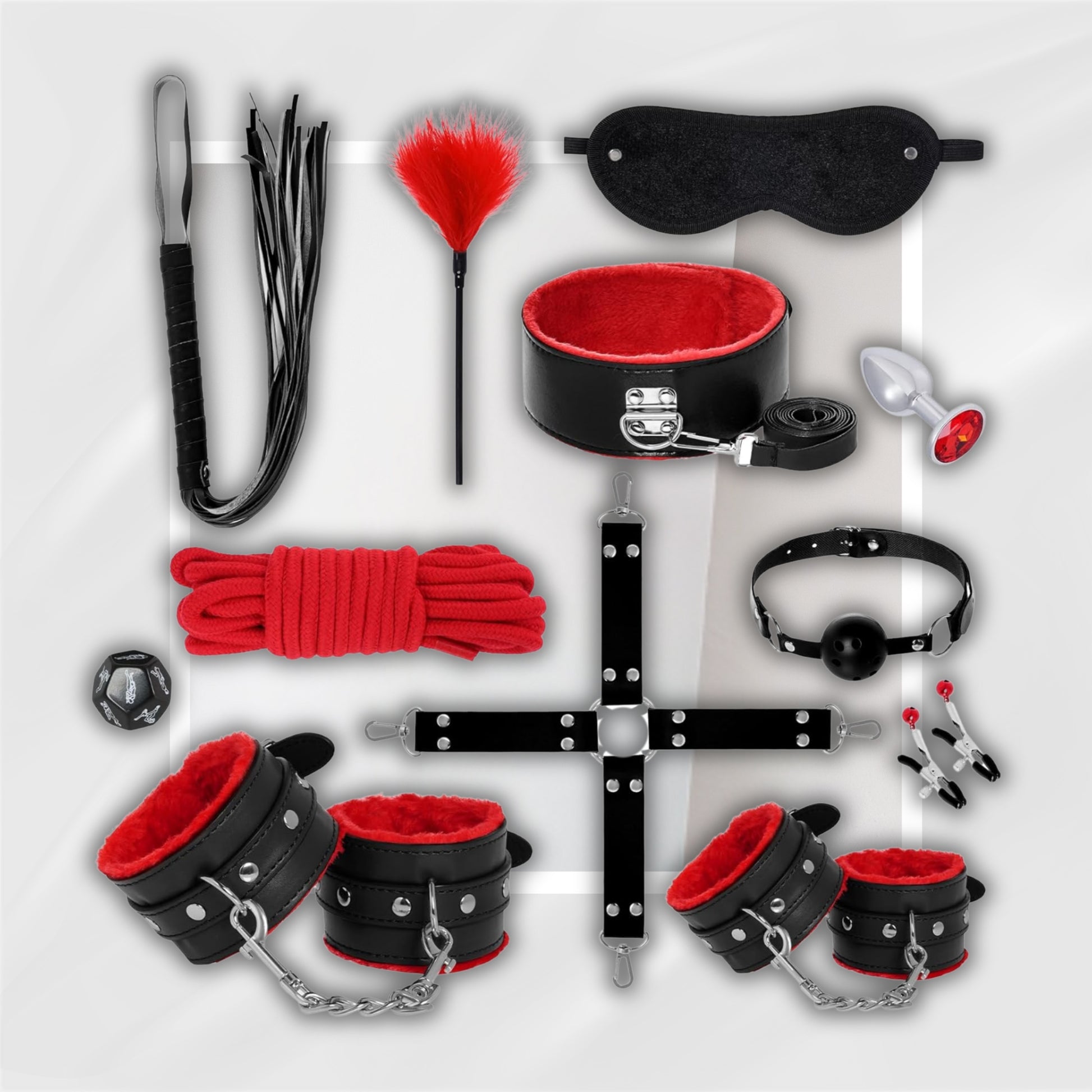 ViceRouge 12-Piece BDSM Bondage Kit
