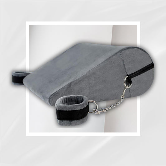 MidnightAngle Sex Pillow Wedge with Cuffs