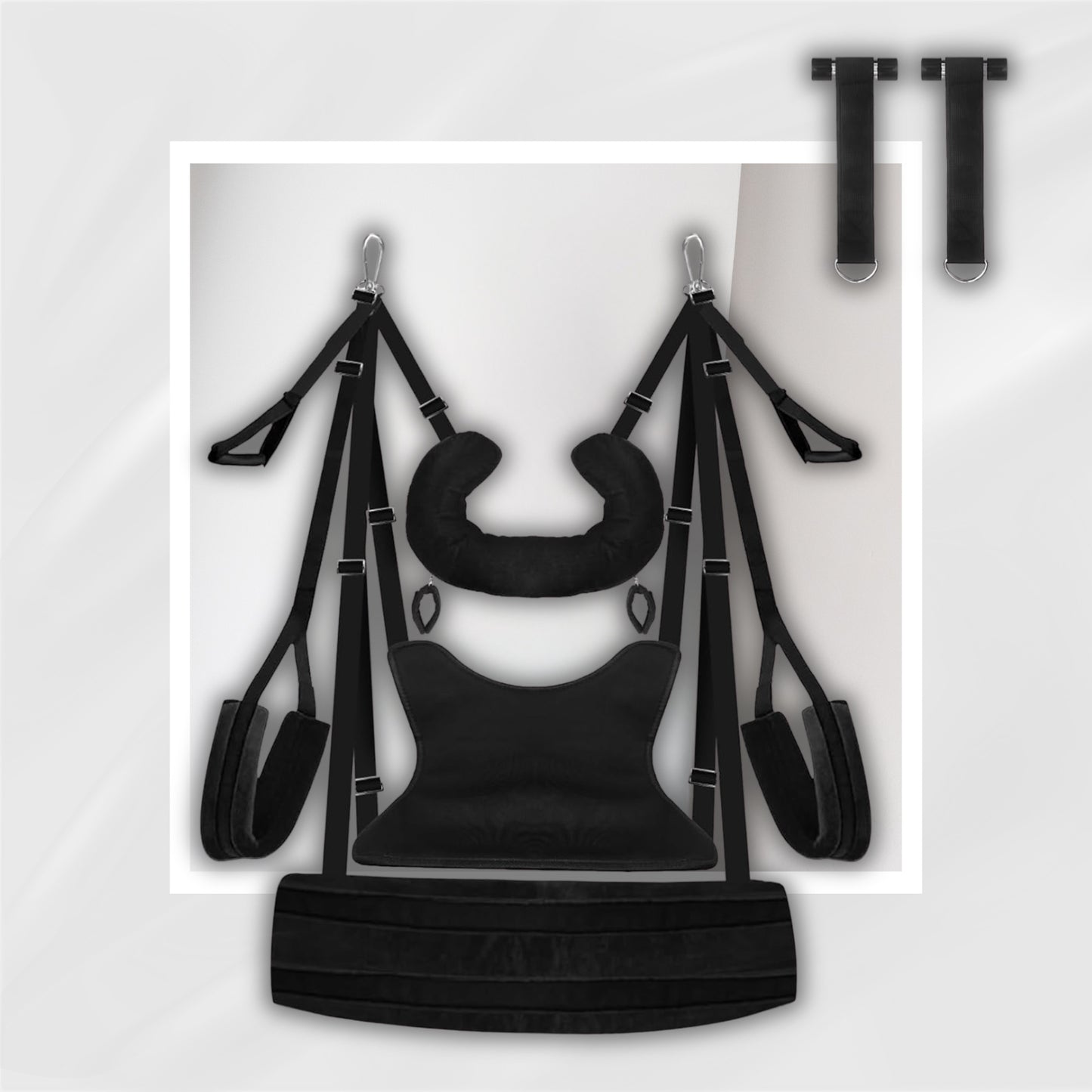 NoirSway Heavy-Duty BDSM Sex Swing for Couples