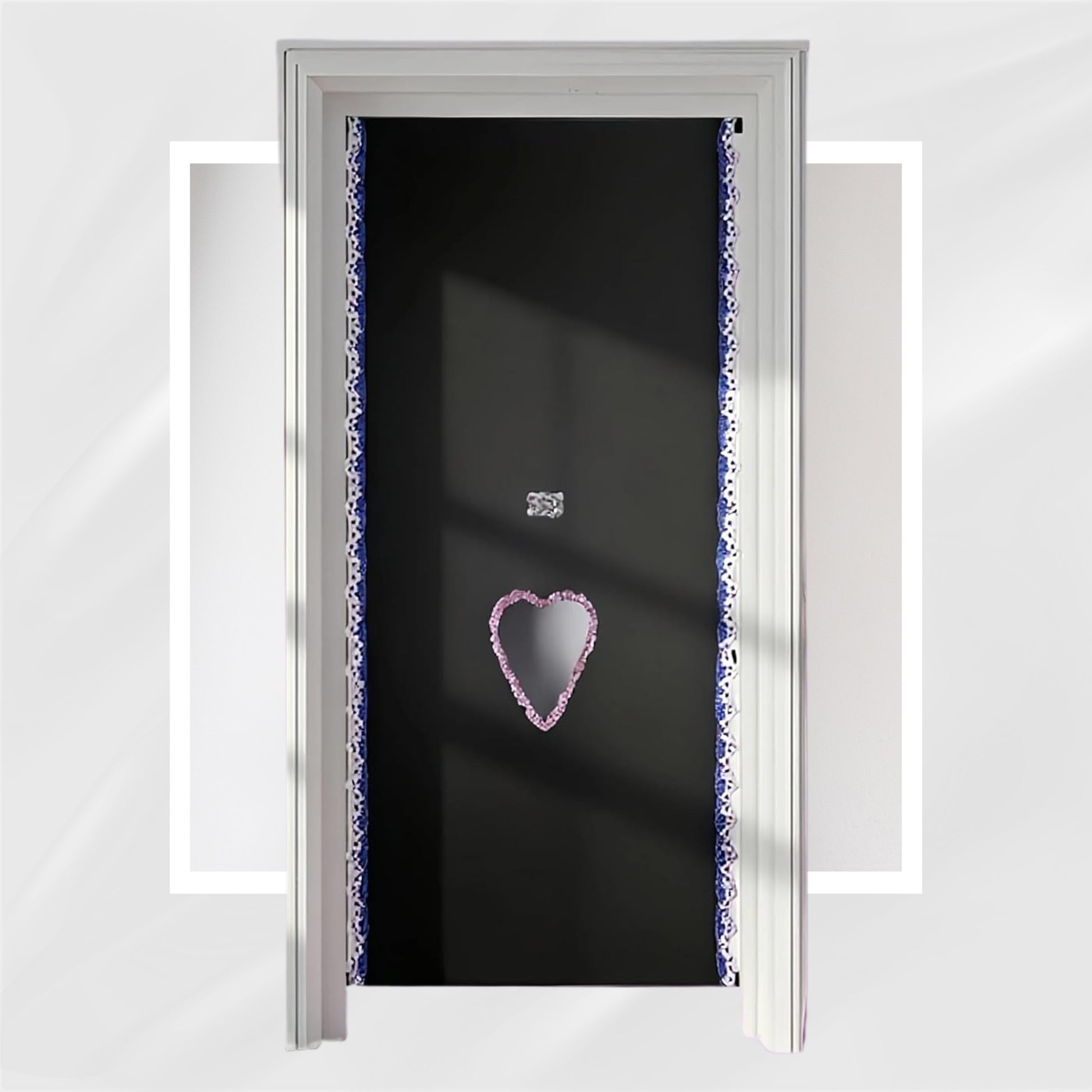SilkNoir BDSM Lace Glory Hole Door Curtain