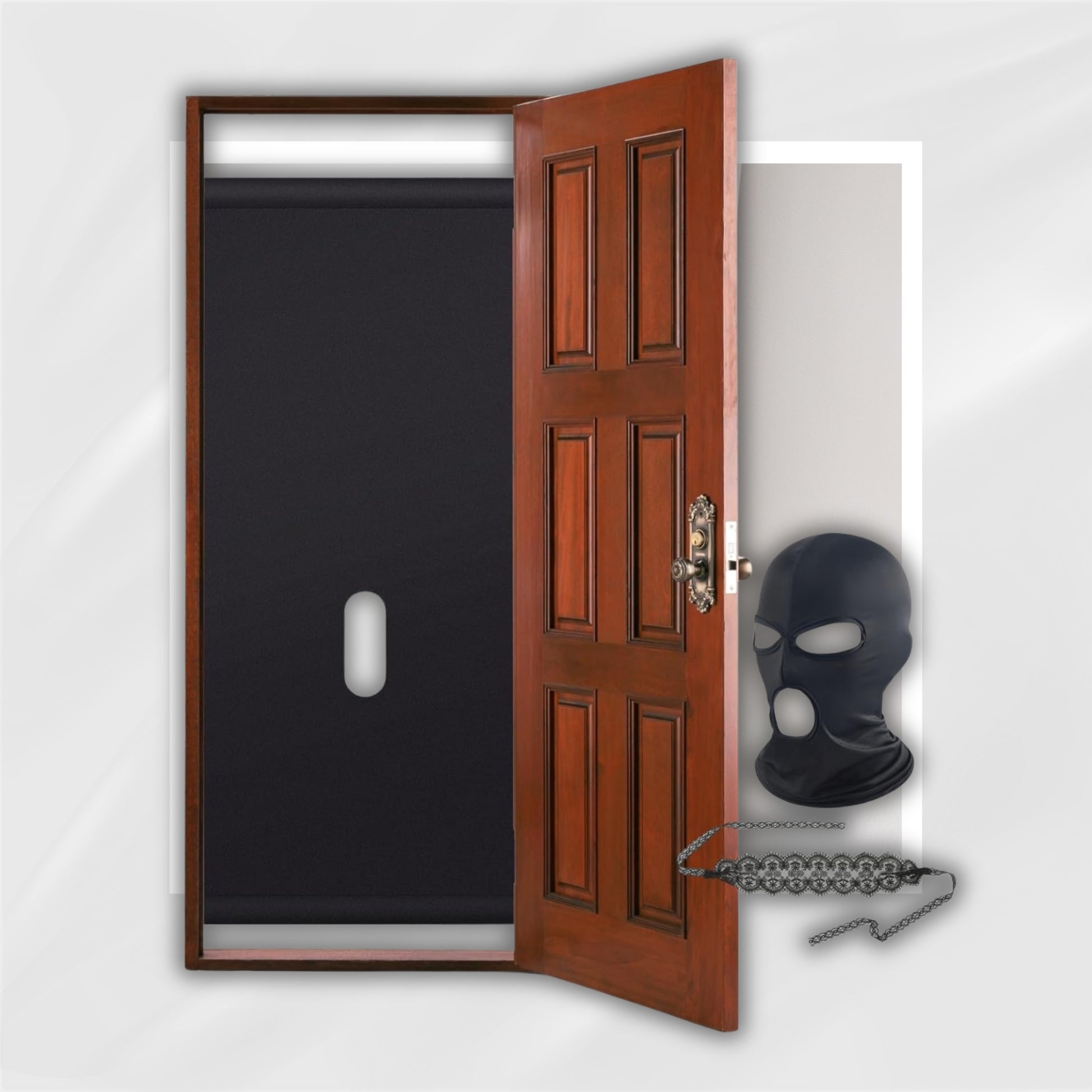 ShadowWall Glory Hole Kit with Hood & Lace Mask