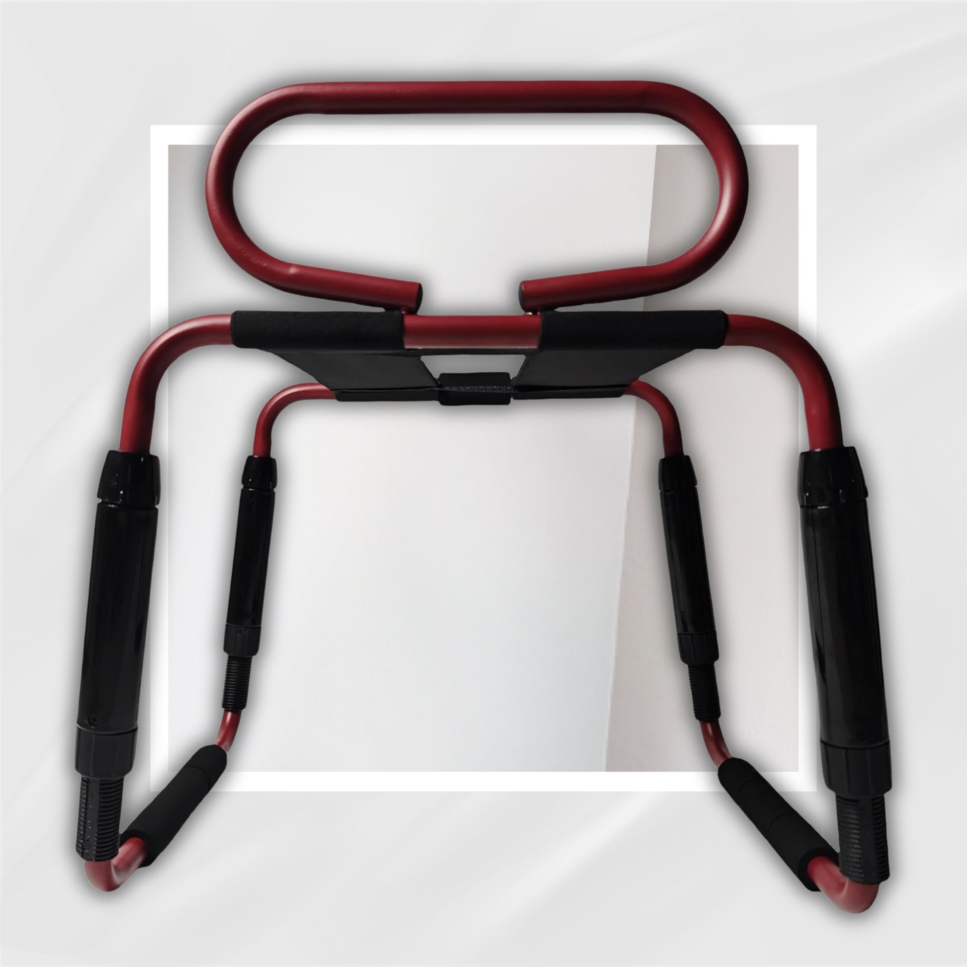 CrimsonRise Adjustable Sex Chair with Handrail