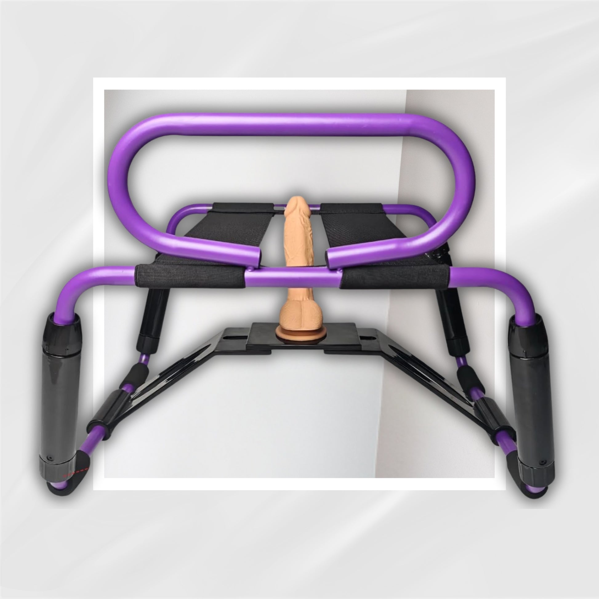 RiseRush Bouncing Sex Chair with Dildo Mount & Handrail